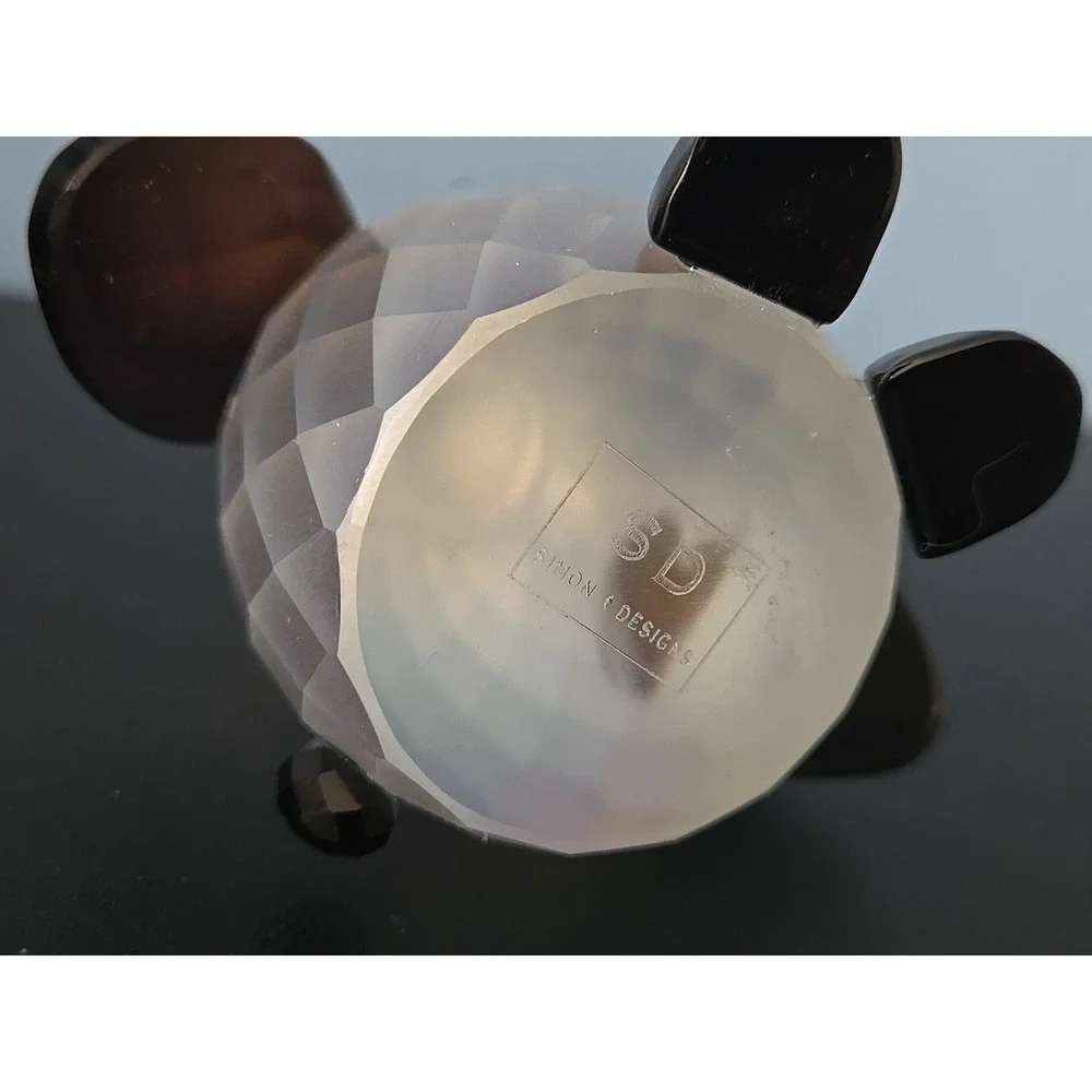 Simon Designs‎ Crystal Frosted Winter Penguin Paperweight Figurine 4